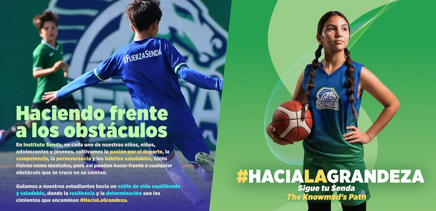 Campaña #HaciaLaGrandeza de Instituto Senda con estudiantes deportistas