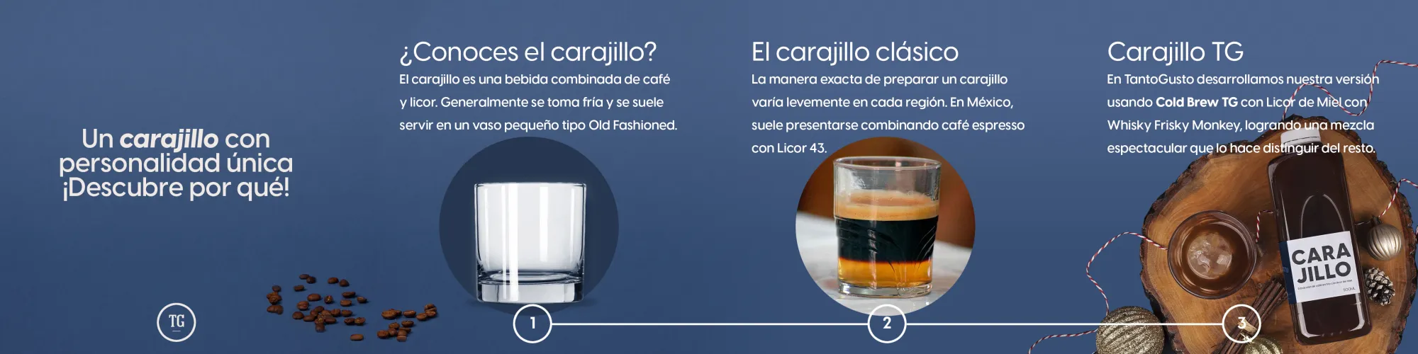 Carrusel de TantoGusto sobre el carajillo y su versión con Cold Brew